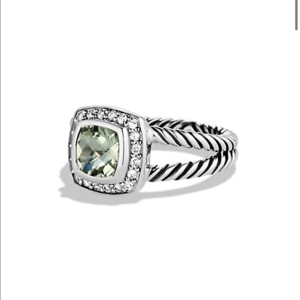 David Yurman Prasiolite Albion ring size 5